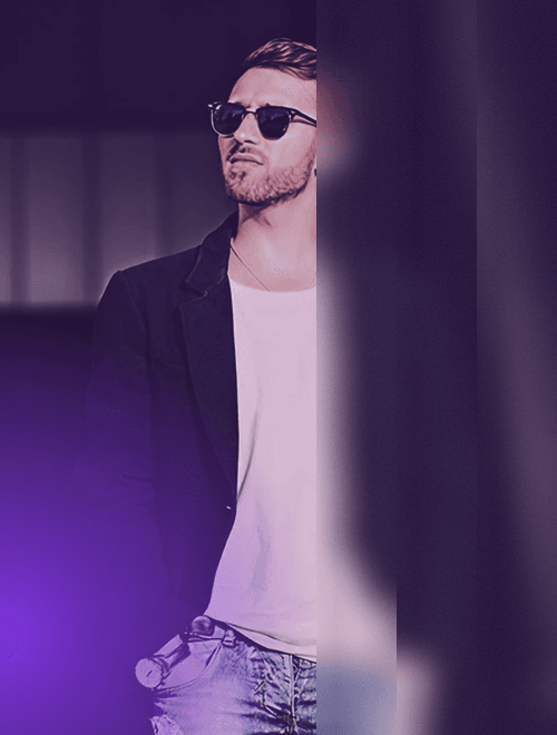 Stylish person in sunglasses